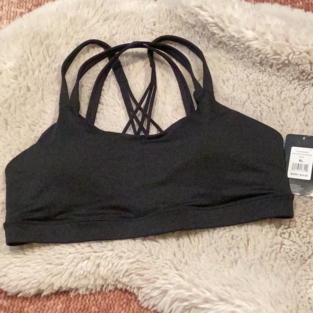 C9 by Champion Black Crisscross Sports Bra
